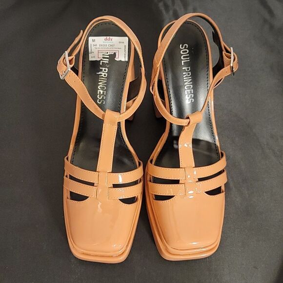 BRAND NEW SOUL PRINCESS BLOCK HEEL SANDAL S2 - Picture 3 of 15